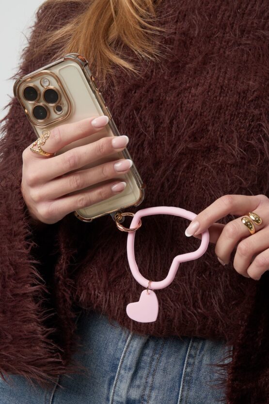PHONE CORD | HEART BLACK - Image 2