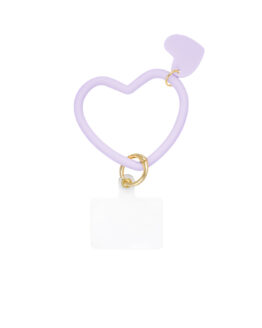 PHONE CORD | HEART PURPLE