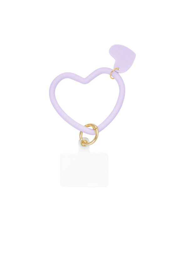PHONE CORD | HEART PURPLE