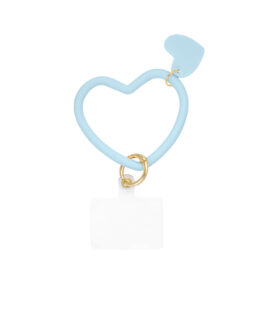 PHONE CORD | HEART BLUE