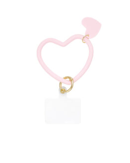 PHONE CORD | HEART PINK