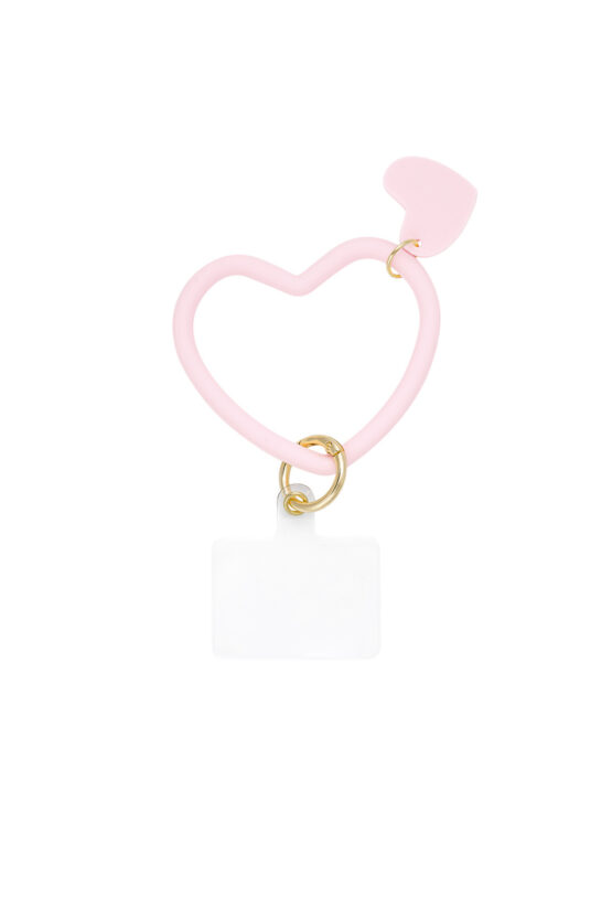 PHONE CORD | HEART PINK